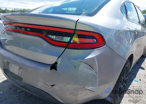 2015 Dodge Dart Se из США, поврежденный, VIN 1C3CDFAA6FD120550